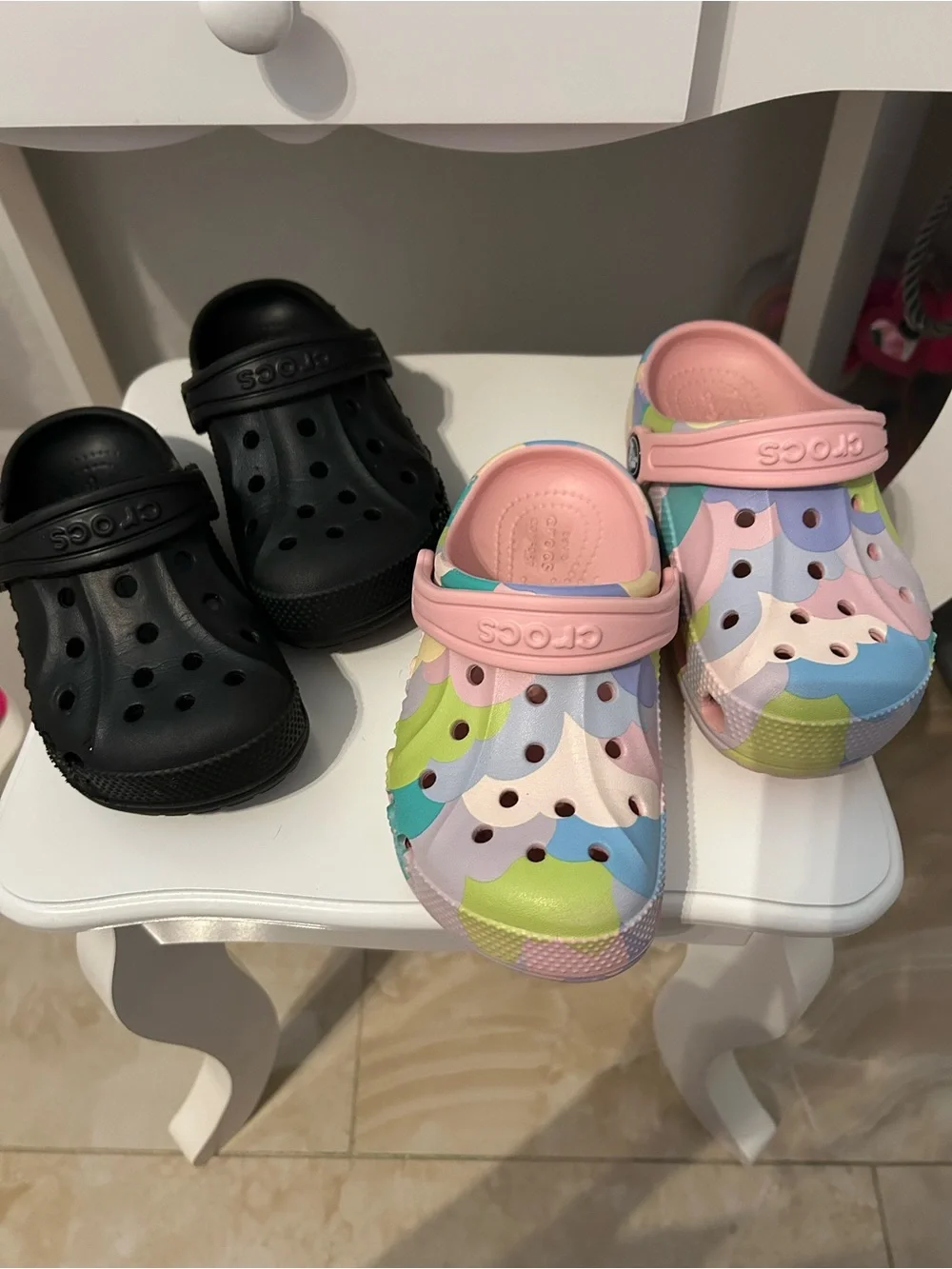 CROCS Kids' Clog - Pastel Multi & Black